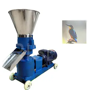 Granulador de alimentación de máquina de pellets 100-200 Kg/H Máquina de fabricación de pellets de alimentos de alimentación húmeda y seca Procesador de alimentación de cría de animales 220V/380V