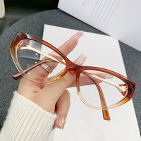 Lunettes optiques tendance pour femmes avec monture intégrale en TR90, verres anti-lumière bleue, pour la lecture et la protection