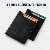 Portafolio de Piel Sintética PU A4 Premium, Carpeta Magnética Multifuncional con Soporte Lateral para Bolígrafo, Personalizable con Marca para Regalo