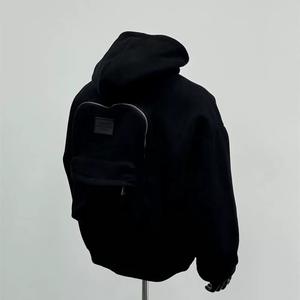 Zaino di Tendenza con Cardigan Integrato, <span class=keywords><strong>Felpa</strong></span> da Uomo dal Design Elegante e Attraente, <span class=keywords><strong>Felpa</strong></span> con Cappuccio di Alta Gamma per Vendita all'Ingrosso Transfrontaliera - Product Image 2