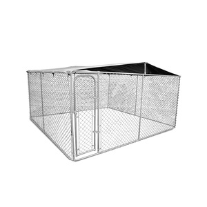 Durable Waterproof Modern Metal Collapsible Galvanized Steel <strong>Dog</strong> Cage Fence with Divider Wire Mesh Fence - Product Image 3