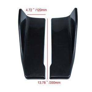 Accessoires de modification automobile universels : Lame arrière noire en ABS et jupes latérales pour pare-chocs arrière - Product Image 4
