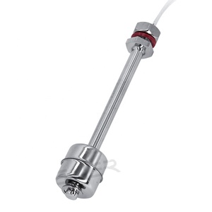 Longitud del cuerpo 125mm Interruptor de flotador Sensor de nivel de agua líquida de acero inoxidable Interruptor de flotador horizontal para Dispositivo de alta temperatura - Product Image 1