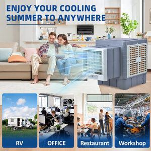 Sistema de Enfriamiento Evaporativo para Uso Industrial, Enfriador de Aire de Pared y Ventana, Solución de Aire Acondicionado para Proyectos de Refrigeración Comercial - Product Image 4