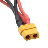 Connecteur de batterie parallèle DAJIANG OEM personnalisé XT60, contact en cuivre 14AWG, câble adaptateur répartiteur en Y 1 femelle 2 mâles pour l'alimentation