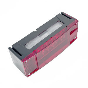 Submersible <strong>Low</strong> <strong>Profile</strong> Rectangular Trailer Left or Right Over 12V LED Trailer Lights Tail Stop Turn Running Lights Kit - Product Image 1