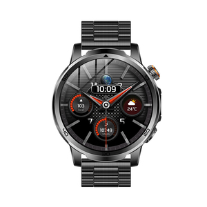 Nouvelle montre connectée pour homme avec écran de 1,85 pouce, AK95, boîtier noir argenté, batterie de 1000 mAh, assistant vocal, appels téléphoniques, lampe torche LED puissante - Product Image 3