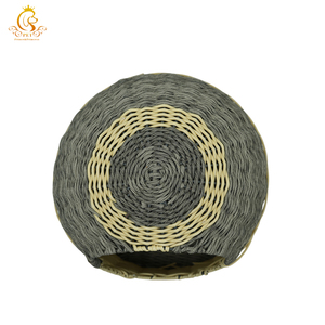 EUR <span class=keywords><strong>PET</strong></span> Luxus hand gefertigte Kunststoff Rattan Harz <span class=keywords><strong>Wicker</strong></span> gewebt wasch bar Hund Home Cat Kennel House mit Matratze <span class=keywords><strong>Pet</strong></span> Cages Korb - Product Image 5