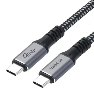 Cable usb 4,0 pd gen3 de 100w, cable tipo c de carga rápida, superventas