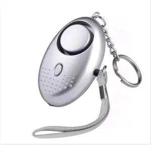 便携式自卫报警器130DB个人安全报警钥匙扣带发光二极管灯紧急安全报警监控产品