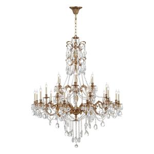 Candelabro de <span class=keywords><strong>Cristal</strong></span> K9 de lujo, para Hotel y vestíbulo, Decoración elegante, grande, de latón sólido, para techo alto - Product Image 1