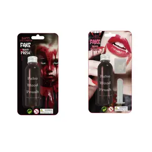 KHY Halloween Kostüm Party Bühne Spezial effekte Wunde Narbe Haut Nase Wachs Kitt Vampir Falsches Blut Wasch bar SFX Make-up Set