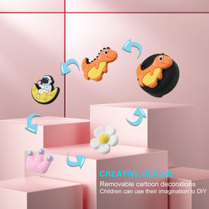 Étui pour Apple <span class=keywords><strong>Airtag</strong></span>, facile à fixer au collier ou aux chaussures, en silicone, mignon, dessin animé, pour enfants - Product Image 5