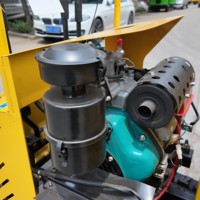 1000kg All Terrain Crawler Transporter, stalen draad rubberen rupsbanden mini-rupsdumper voor levering op smalle bouwplaatsen