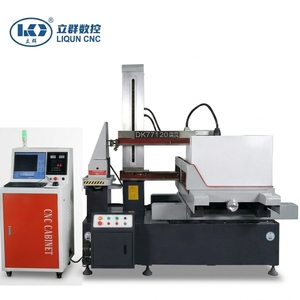 Máquina de Corte de Alambre por Electroerosión de Alta Velocidad CNC PLC de Alta Calidad, Máquina de Erosión de Metales DK7735, Marca Liqun, Corte de Alambre Automático por Electroerosión - Product Image 1