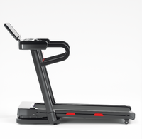 Tapis roulant multifonction 4 en 1 pour usage domestique, inclinaison automatique, écran LED, moteur sans balais, capacité de 130 kg, moniteur cardiaque