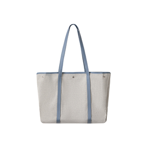 Có thể gập lại phim hoạt hình tái sử dụng sinh thái thân thiện bông vải tote túi dây kéo đóng cửa công suất lớn Túi du lịch thiết kế cá nhân - Product Image 5