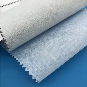 PA çift nokta dokuma olmayan tela erimiş Nonwoven arayüzey tela kumaş