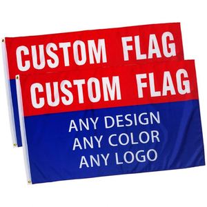 Drapeaux personnalisés de haute qualité en polyester 150D, impression de logo personnalisée, 3*5 pieds, vente en gros - Product Image 5