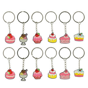 Portachiavi in morbida gomma a forma di simpatico animale per bambini e ragazze, con design antistress morbido e personaggi dei cartoni animati - Product Image 6