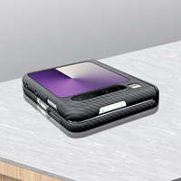 Pour Huawei PuraX Aramid étui de téléphone portable en Fiber de carbone avec housse de protection anti-chute en cuir