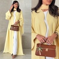 Nouvelle Collection Vente en Gros Aïd Ramadan Vêtements Islamiques Élégants Dubaï Abaya Robe Musulmane Femme Robe Nida Abaya 2026