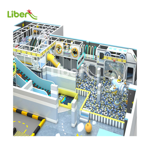 Castillo de Juegos Interior para Niños Pequeños Liben, Casa de Juegos con Pista de Carreras y Zona de Bloques de Construcción - Product Image 6