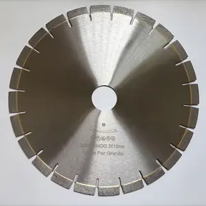 Outil diamant silencieux disque de coupe rapide pour marbre de granit 350 mm 14 pouces