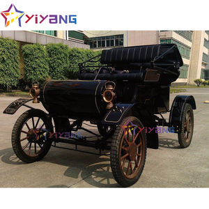 รถเที่ยวชมเมืองสไตล์วินเทจ รุ่นโอลด์เรโทรสตรีท ความเร็วต่ำ แบตเตอรี่ 72V 4-17 ที่นั่ง ระบบไฮดรอลิกแบบสองวงจร - Product Image 4