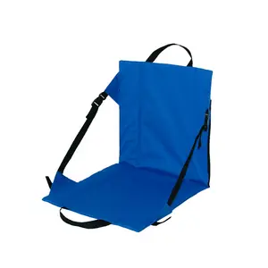 Coussin de siège de stade pliable fait sur commande d'événement rembourré portatif léger pour le camping de sports en plein air