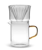 Pembuat Kopi Kaca Profesional Ramah Lingkungan Portabel Alat Barista untuk Menyajikan Kopi Tuang