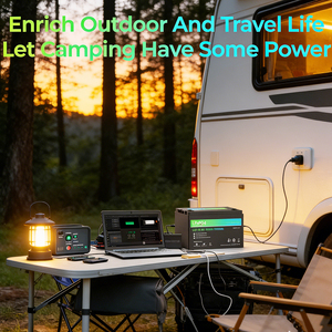 Batería de estado sólido LiFePO4 portátil personalizada de 12.8V 12V 100Ah con BMS integrado, 4000-10000 ciclos, temperatura de operación de -20~40°C para camping - Product Image 4