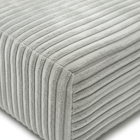 Canapé modulaire en velours côtelé, rembourré en tissu, avec ressorts compressés, pour salon
