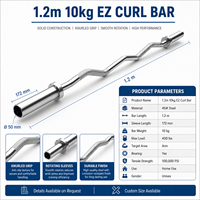 Barre de musculation multifonctionnelle en acier allié de 20 kg, équipement de musculation commercial pour salle de sport