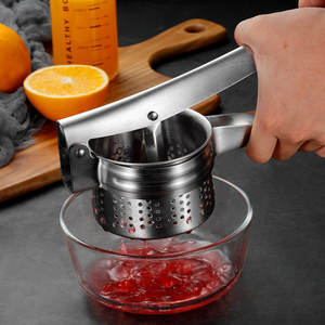 Stainless Steel Manual Juicer Fruit <b>Masher</b> Citrus Orange Juicer Hand Squeezer Press Machine Kitchen Crusher <b>Potato</b> <b>Masher</b> Tool - Product Image 1