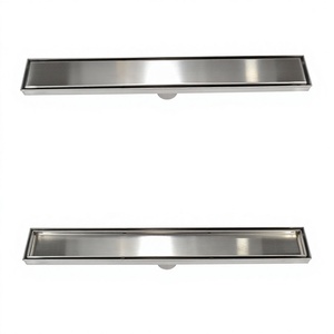 Caniveau de douche rectangulaire en acier inoxydable 304 BETTER Brand, personnalisable, invisible, pour salle de bain, à insérer dans les carreaux, long et linéaire, vente en gros - Product Image 2