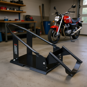 Support de roue de moto Vevor, capacité de 1800 lb, support de roue avant de type fente, 15-21 pouces - Product Image 2