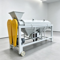 Machine de polissage de céréales à haute efficacité, équipement de traitement automatique des céréales avec élévateur et convoyeur pour l'agriculture, prix usine