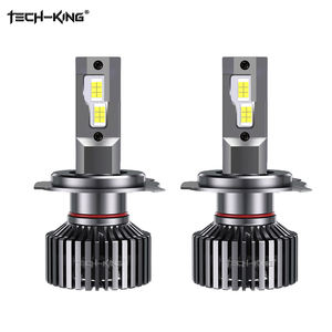 TECH KING-Phares LED haute puissance 12V 6000K <span class=keywords><strong>100W</strong></span> 15000LM H4 <span class=keywords><strong>H7</strong></span> 9005 <span class=keywords><strong>Ampoule</strong></span> LED anti-interférence haute luminosité pour voiture - Product Image 3