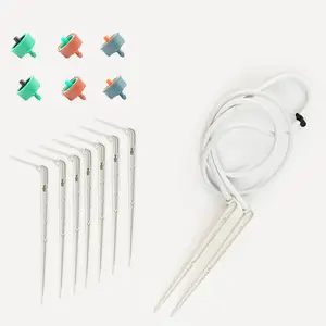 garden automatic micro drip irrigation tools white dripper emitters 4 outlet white Arrow Dripper for farm irriation system
