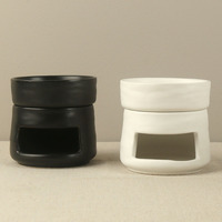 Brûleur d'Arômes Céramique Diffuseur d'Huiles Essentielles Brûle-Parfum pour Yoga Spa Maison Chambre Cadeau de Pendaison de Crémaillère