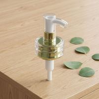 Luxe 100ml 120ml 200ml Luxe PET Givré En Plastique Lotion Pompe Bouteille pour Cosmétiques Shampooing Emballage Or Pompe Soins Personnels
