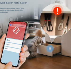 Sensor Inteligente <span class=keywords><strong>de</strong></span> Vibración, Dispositivo <span class=keywords><strong>de</strong></span> Alarma <span class=keywords><strong>de</strong></span> Inclinación con Sensor <span class=keywords><strong>de</strong></span> Eje XYZ y Control Remoto P, API Inteligente Graffiti - Product Image 1