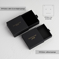 PandaSew Logo personalizzato carta cartone cassetto gioielli confezione regalo coperchio e scatole di Base collana orecchini bracciale anello scatola di gioielli
