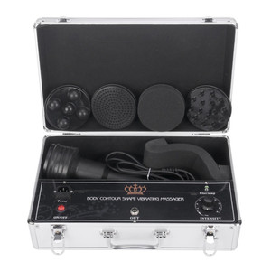 Máquina de Adelgazamiento Corporal Portátil G5 de Aleación de Aluminio con Cinco Cabezales de Masaje, Eliminación de <span class=keywords><strong>Celulitis</strong></span>, Masaje por Vibración, 800-3000 Rpm/min, 80W - Product Image 1