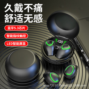 Auriculares inalámbricos Tws con Bluetooth, Chip Bt 5,3, carga tipo C, miniauriculares deportivos para correr, calidad de sonido de alta definición - Product Image 1