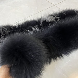 Cuello de abrigo de invierno para mujer de piel de mapache real - Product Image 3