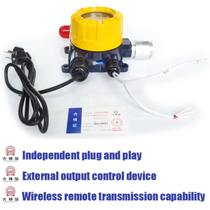 Yanıcı gaz dedektör sensörü dedektörü De gaz Alarm kontrol paneli ile Nh3 kanatlı gaz dedektörü - Product Image 6
