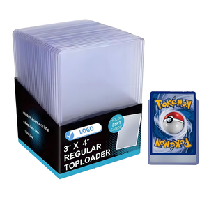 YY Ultra Clear 35PT PVC Toploaders Trading and Sports Card Holder Housses de protection - Product Image 2