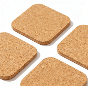Sous-verres vierges en liège naturel Dingye Factory, isolants thermiques, antidérapants, réutilisables pour la maison, le bar et le bricolage, logo personnalisé, vente en gros - Product Image 4